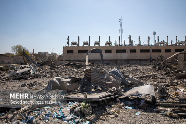 تجاوز آمریکایی_صهیونیستی به استادیوم بعثت تهران