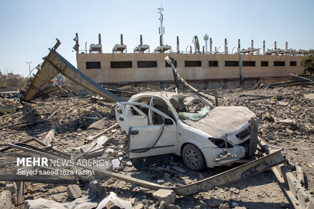 تجاوز آمریکایی_صهیونیستی به استادیوم بعثت تهران