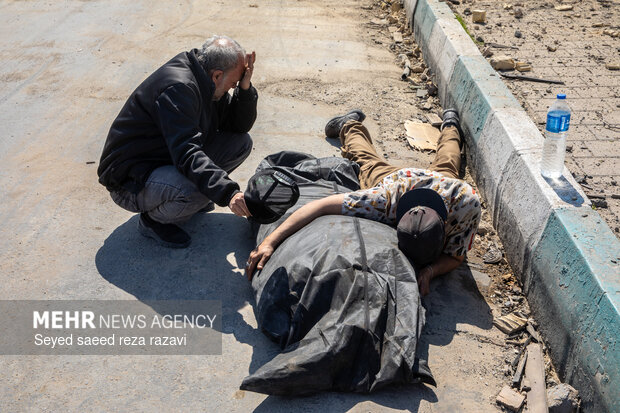 تجاوز آمریکایی_صهیونیستی به استادیوم بعثت تهران