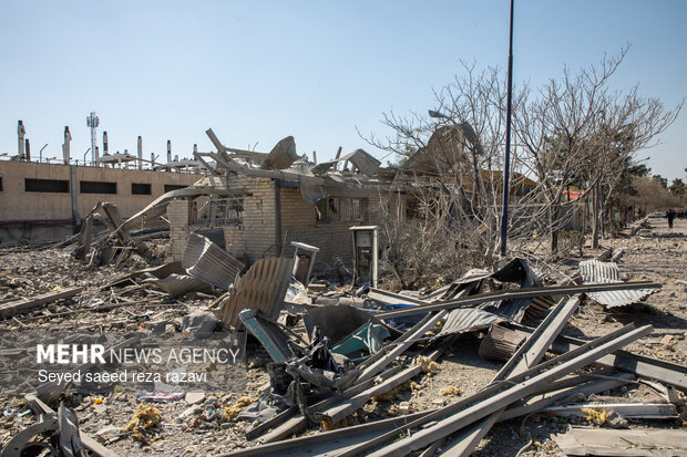 تجاوز آمریکایی_صهیونیستی به استادیوم بعثت تهران