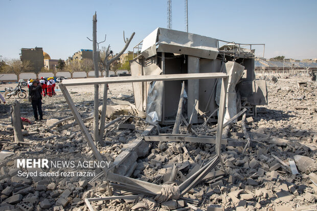 تجاوز آمریکایی_صهیونیستی به استادیوم بعثت تهران