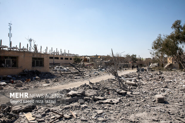 تجاوز آمریکایی_صهیونیستی به استادیوم بعثت تهران