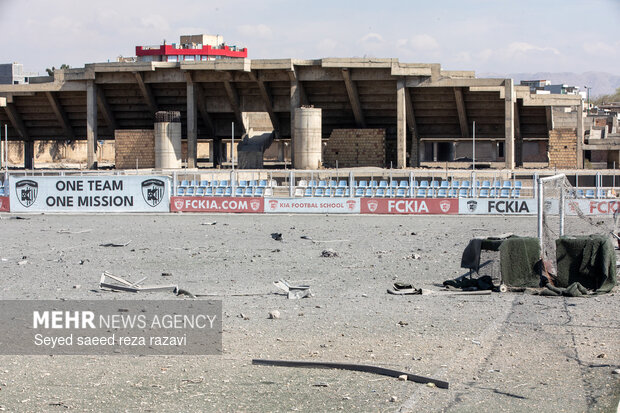 تجاوز آمریکایی_صهیونیستی به استادیوم بعثت تهران