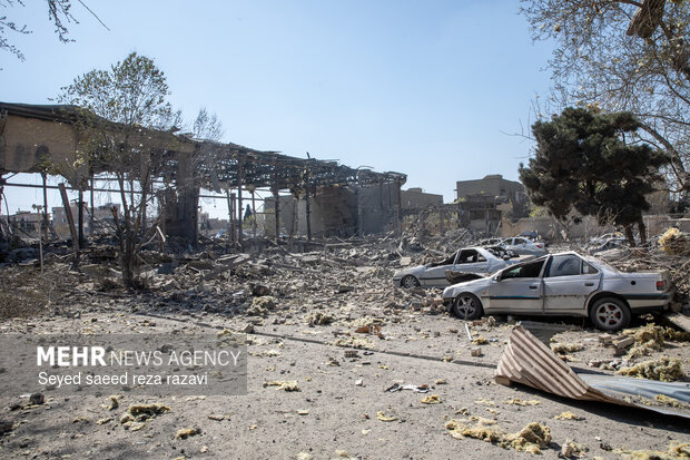 تجاوز آمریکایی_صهیونیستی به استادیوم بعثت تهران