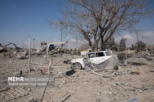 تجاوز آمریکایی_صهیونیستی به استادیوم بعثت تهران