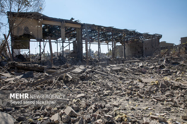 تجاوز آمریکایی_صهیونیستی به استادیوم بعثت تهران