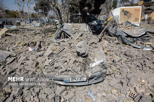 تجاوز آمریکایی_صهیونیستی به استادیوم بعثت تهران