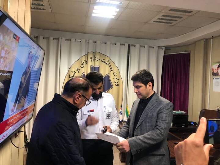 بازدید سرزده استاندار کردستان از مرکز اورژانس ۱۱۵ سنندج