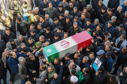 تشییع و خاکسپاری شهید «پرویز کریمی» در مهرشهر کرج