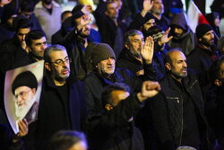 مراسم عزاداری در حسینیه اعظم زنجان