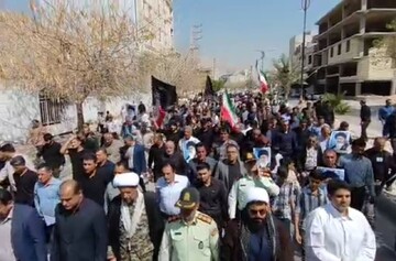 راهپیمایی پرشور مردم انقلابی عسلویه