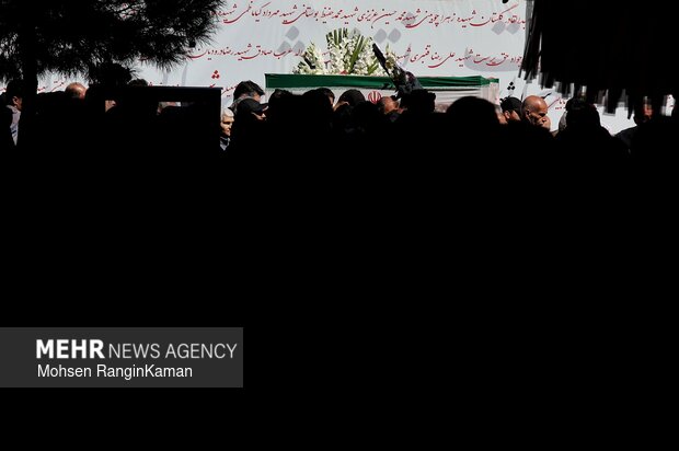 وداع با پیکر شهدای حملات صهیونی-آمریکایی