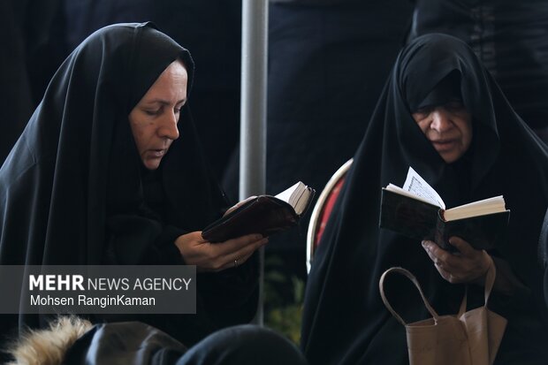 وداع با پیکر شهدای حملات صهیونی-آمریکایی