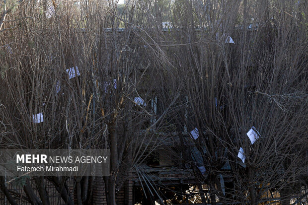 آثار تجاوز هوایی به شهرداری منطقه ۱۸ تهران