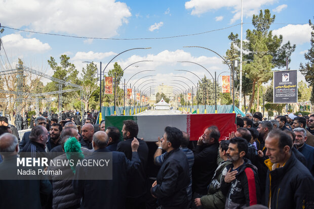 تشیع و خاکسپاری شهید «پرویز کریمی» در کرج