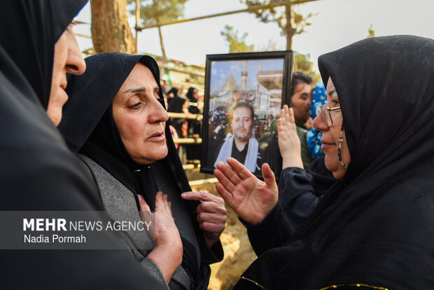 تشیع و خاکسپاری شهید «پرویز کریمی» در کرج