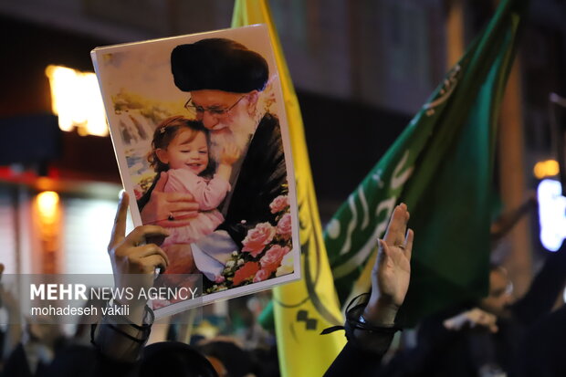 اجتماع مردم زاهدان در سوگ رهبر شهید