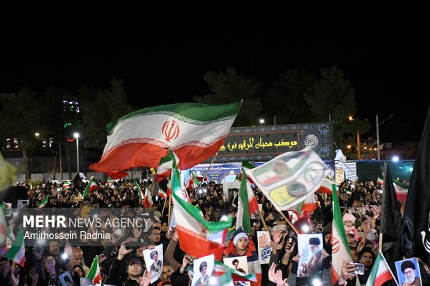 اجتماع عزاداری مردم بیرجند در پی شهادت ولی امر مسلمین