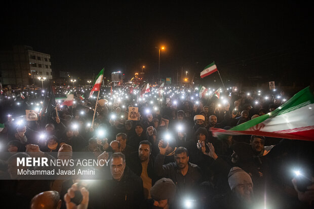 پنجمین شب اجتماع سوگواران شهادت رهبر انقلاب در قزوین