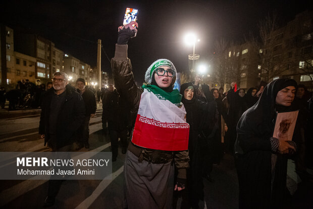 پنجمین شب اجتماع سوگواران شهادت رهبر انقلاب در قزوین