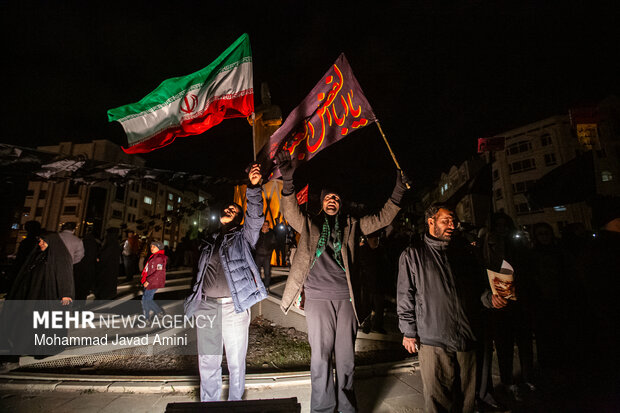 پنجمین شب اجتماع سوگواران شهادت رهبر انقلاب در قزوین