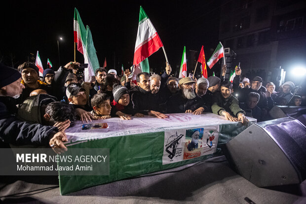 پنجمین شب اجتماع سوگواران شهادت رهبر انقلاب در قزوین