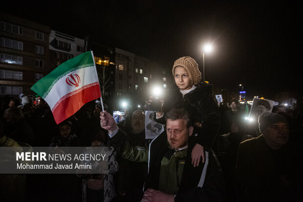 پنجمین شب اجتماع سوگواران شهادت رهبر انقلاب در قزوین