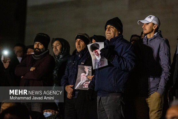 پنجمین شب اجتماع سوگواران شهادت رهبر انقلاب در قزوین