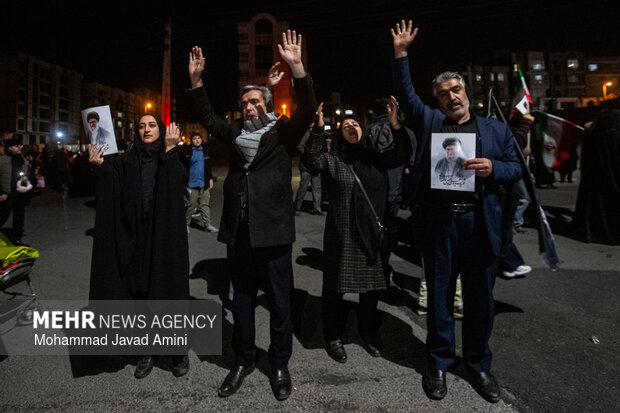 پنجمین شب اجتماع سوگواران شهادت رهبر انقلاب در قزوین