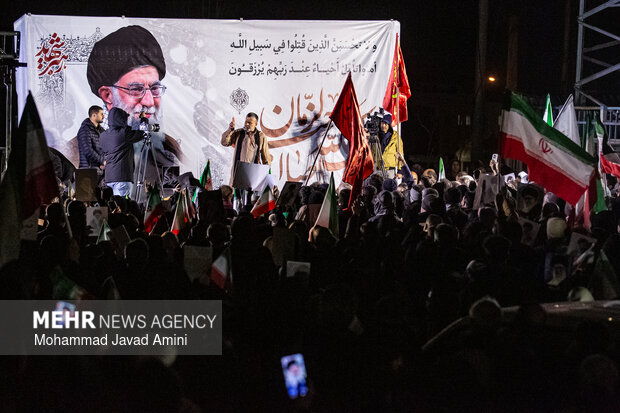 پنجمین شب اجتماع سوگواران شهادت رهبر انقلاب در قزوین