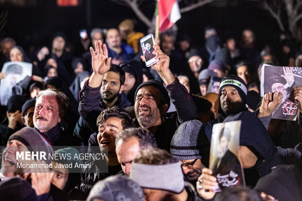 پنجمین شب اجتماع سوگواران شهادت رهبر انقلاب در قزوین