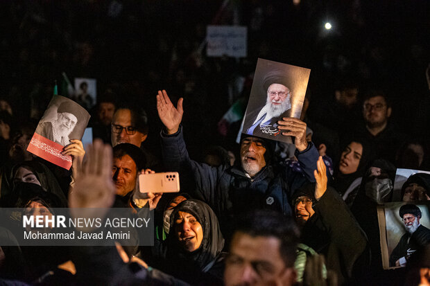 پنجمین شب اجتماع سوگواران شهادت رهبر انقلاب در قزوین
