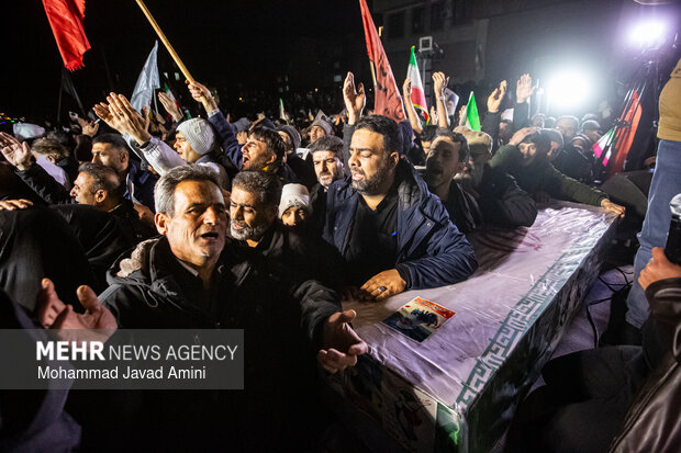 پنجمین شب اجتماع سوگواران شهادت رهبر انقلاب در قزوین