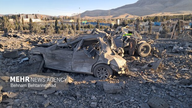 حمله دشمن صهیونیستی به ساختمان مرکز اورژانس شیراز