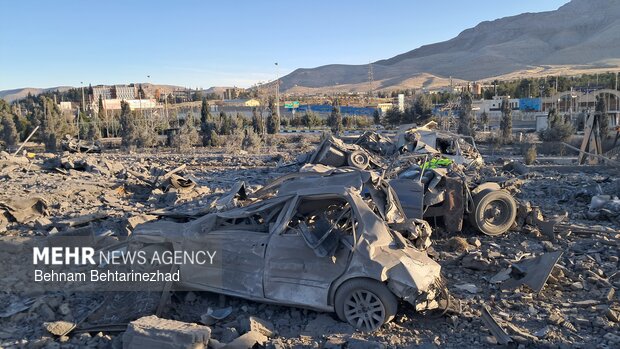 حمله رژیم صهیونیستی به ساختمان مرکز اورژانس شیراز