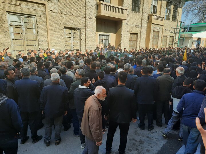 پیکر شهید سرهنگ خلبان مهدی عالی در گرگان تشییع شد