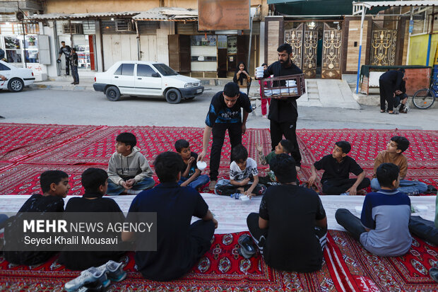 کوچه افطار در اهواز
