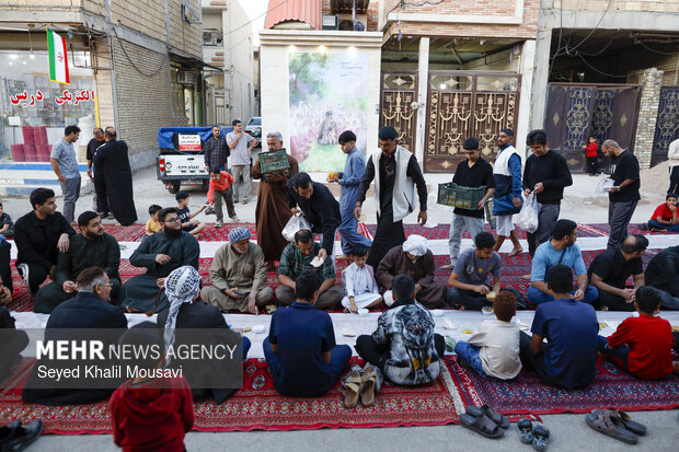 کوچه افطار در اهواز