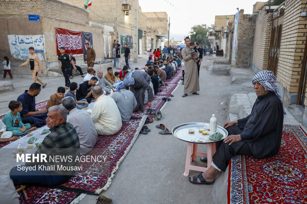 کوچه افطار در اهواز