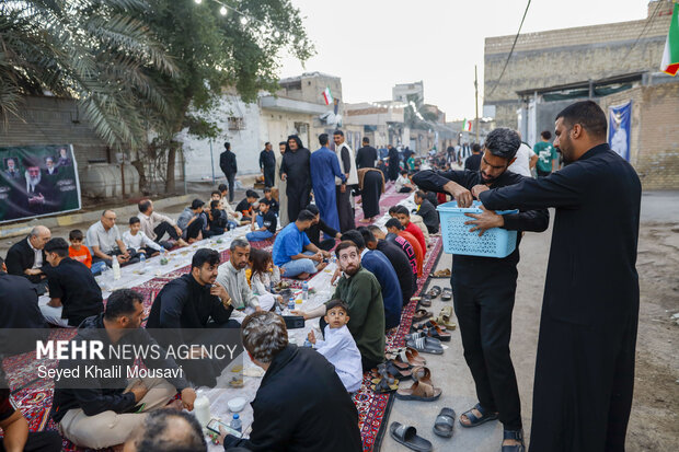 کوچه افطار در اهواز