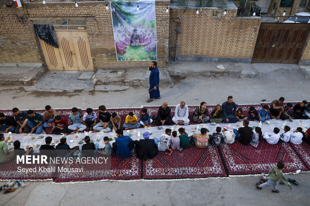 کوچه افطار در اهواز