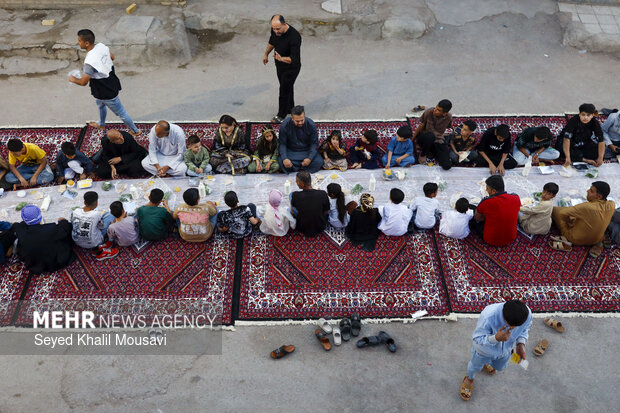 کوچه افطار در اهواز