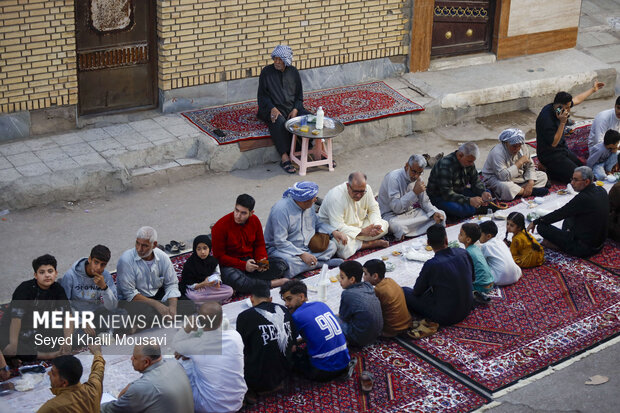 کوچه افطار در اهواز