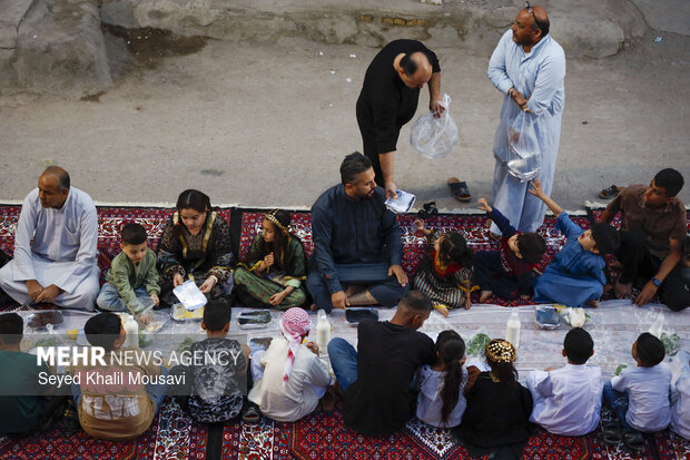 کوچه افطار در اهواز