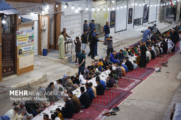 کوچه افطار در اهواز