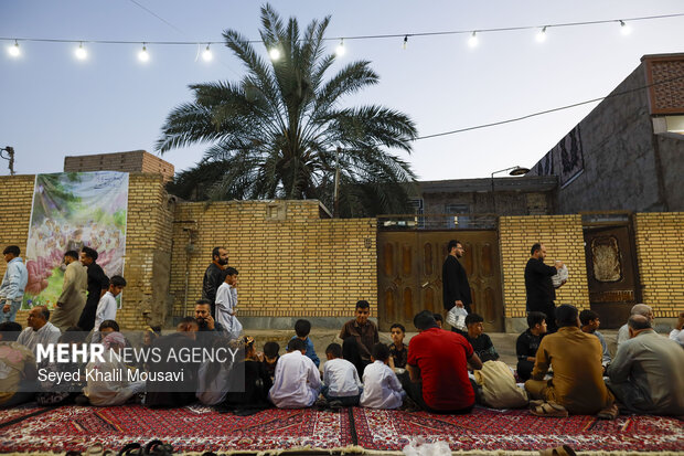 کوچه افطار در اهواز