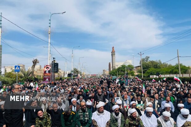 تصاویر زیبا از نماز جمعه تاریخی اهواز