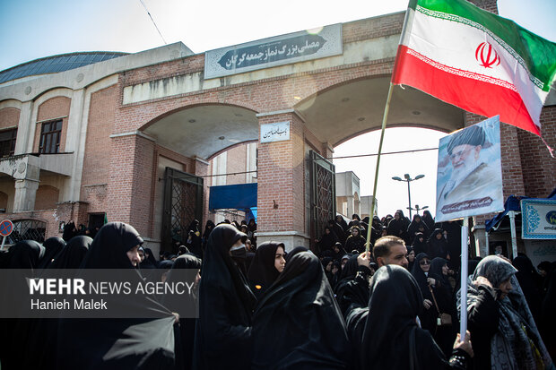 راهپیمایی مردم گرگان در محکومیت حملات آمریکایی - صهیونیستی
