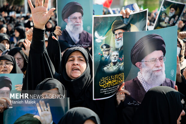 راهپیمایی مردم گرگان در محکومیت حملات آمریکایی - صهیونیستی