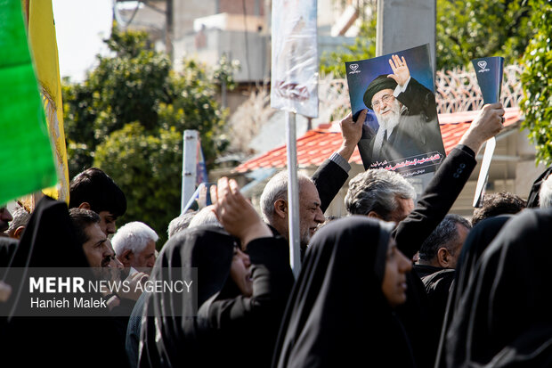 راهپیمایی مردم گرگان در محکومیت حملات آمریکایی - صهیونیستی